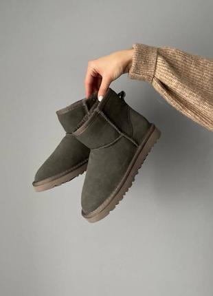 Угги ugg mini grey