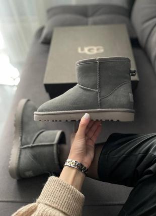 Угги ugg mini grey