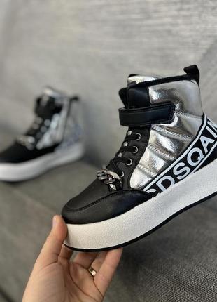 Зимние ботиночки девочкам 35 и 36 размер