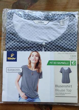 Натуральная блуза, футболка, tcm tchibo, німеччина розмір 36/38 евро, наш 40-46