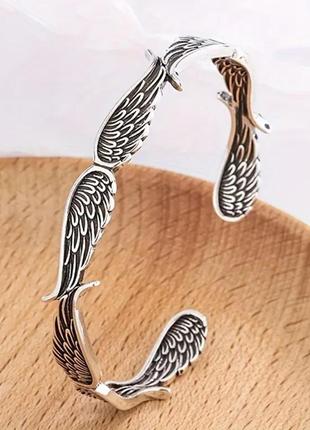 Angel wing браслет  в винтажном стиле с крыльями ангела,