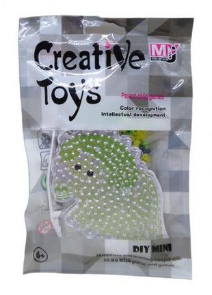 Термомозаика "creative toys: динозавр" (зеленый)1 фото