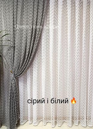 Тюль мереживо гіпюр ажурною сіткою є різні кольори і є пошиття 🔥