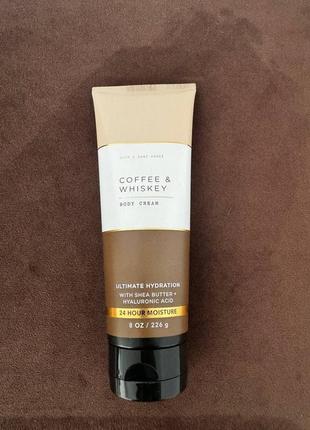 Крем для тела bath & body works coffee & whiskey ultimate hydration body cream