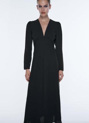 Zara платье миди, s, m