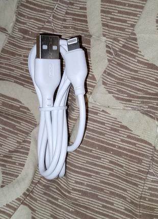 Новий кабель usb на lighting (айфон)
колір білий 
висилаю