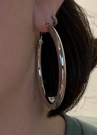 Круглые серьги