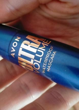 Водостойкая тушь для ресниц ultra volume avon