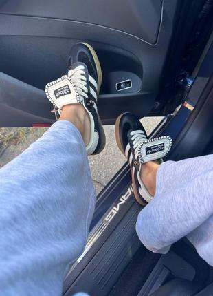 Кросівки adidas samba wales bonner black/white