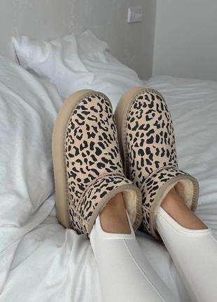 Уггі Женские зимние угги sport ugg light grey metallic suede наложка platform3 фото