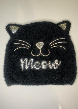 Шапка kat черная, 54 см