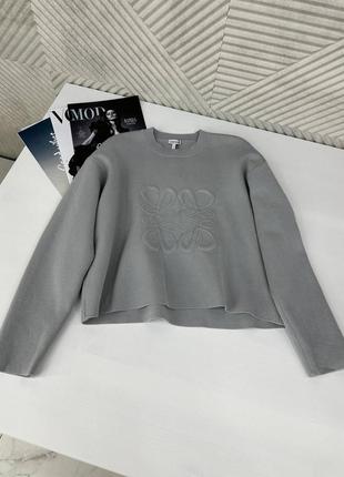 Кофта под loewe свитер плотная ткань "бесшовная"