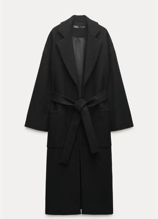 Пальто zara из шерсти