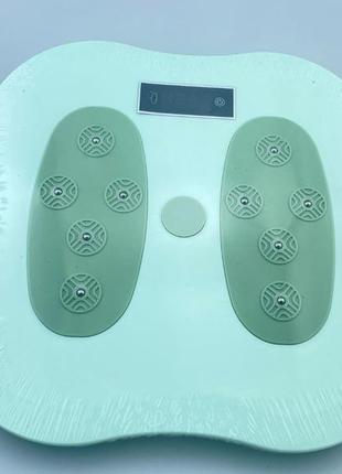 Массажер диск вращающийся торсионный waist twisting machine c массажером для стоп и...