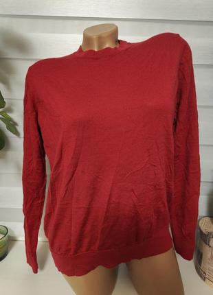 Натуральна 100%вовна колір бордо, меріноса,m&s collection,14/m