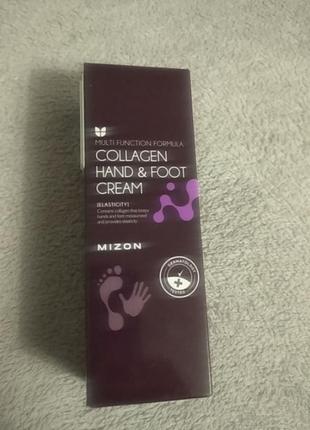 Крем для рук и ног mizon collagen hand foot cream