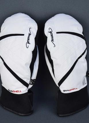 Reusch r-tex xt softshell real down перчатки пуховые женские непромокаемые. оригинал. размер 5.