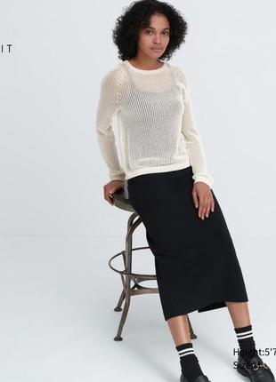 Свитер uniqlo из 3d сетки