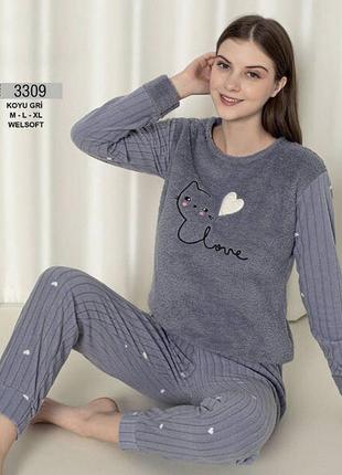 Піжама фліс з махрою