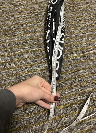 Зонт-трость syoss полуавтомат зонтик широкий черный с белой надписью