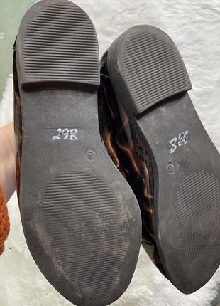 Jd williams лофери тапочки капці балетки принт леопардовий тваринний