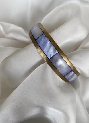 Браслет с перламутровыми вставками