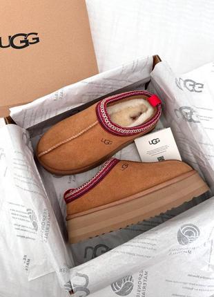 Угги уггі угг Shadow ugg tazz platform chestnut