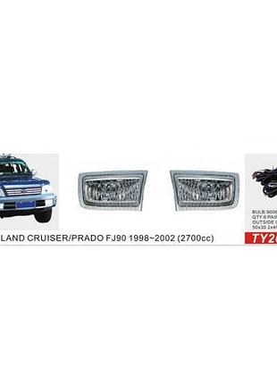 Фари дод. модель toyota prado fj 90 1999-2002/ty-200/9006-12v51w/ел.проводка