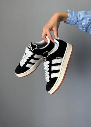 Кросівки adidas campus black/white