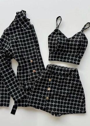 Костюм трійка , твід