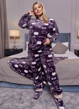 Пижама женская махровая2 фото