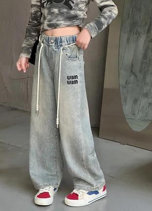 Стильні джинси на дівчинку