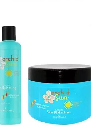 Набір для сухого волосся  kleral system orchid sun шампунь та маска , 2*250 мл