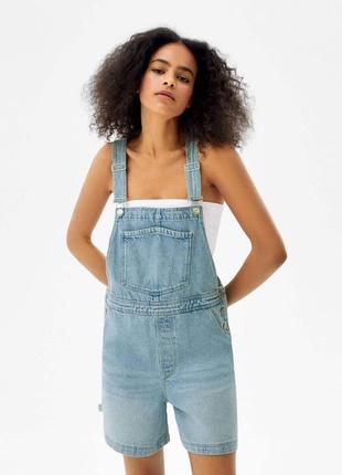 Джинсовий комбінезон bershka