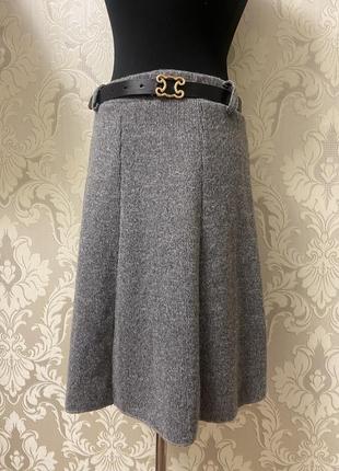 Итальянская теплая юбка меди