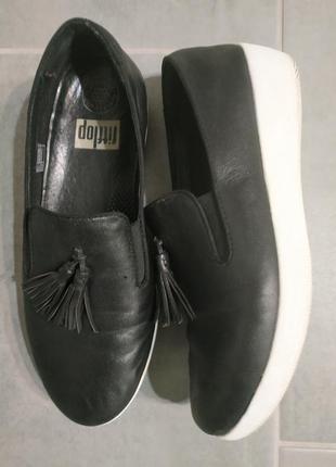 Лоферы fitflop шкiра 25 см
