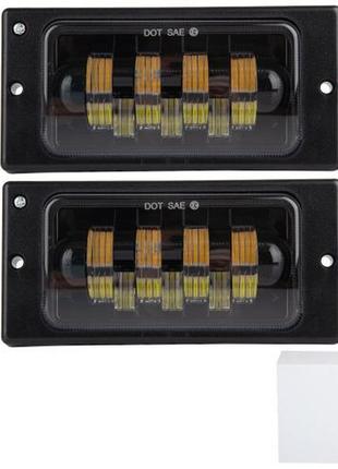 Фари дод. модель lada/2110-14/ld-519 l4-w/y/12-24v/50w/7led-3000k/6000k