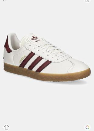 Кеды adidas gazelle трендовый марсала, бургунди