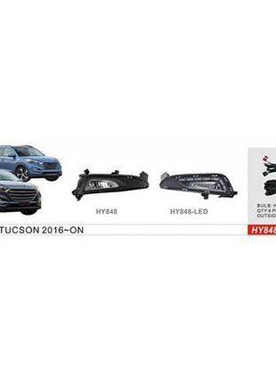 Фари дод. модель hyundai tucson 2015-18/hy-848/h8-12v35w/ел.проводка