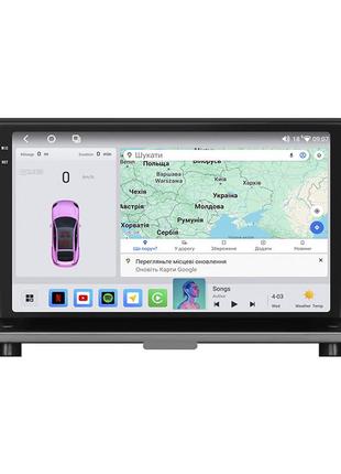 Штатна магнітола 9" lesko для volvo xc90 i рестайлінг 2006-2014 4/64 qled carplay 4g wi-fi gps 360 prime