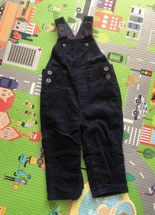 Вельветовий комбінезон  9-12 міс