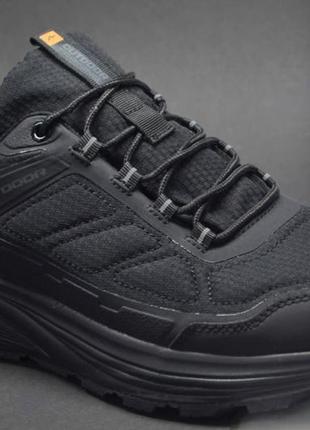 Чоловічі зимові утеплені термо кросівки чорні baas 75501