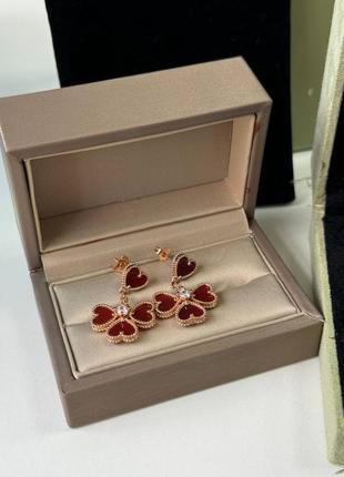 Брендовые серьги в стиле van cleef (vca, ван клиф, клевер)♥️🫶