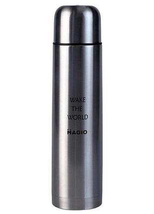 Термос із нержавіючої сталі 1 л magio mg-1033s