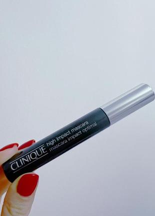 Тушь для ресниц clinique high impact high-fitm mascara, черная, 7 мл