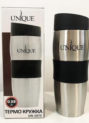 Термокружка unique un-1072 0.38 л. цвет: черный