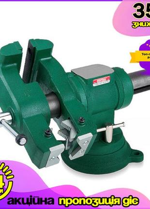 Тиски поворотные 6quot; многоцелевые toptul djab0106 для фиксации и обработки материалов gl-55