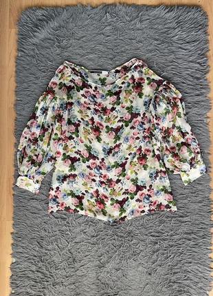Max mara sportmax 100% шелк стильная блузка от премиум бренда