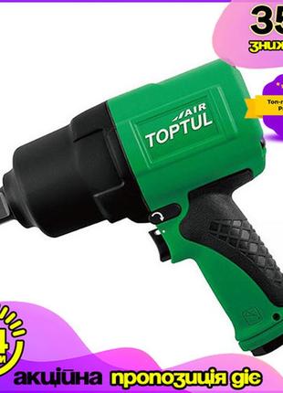 Пневмогайковерт toptul 1quot; 1898n/m 6000об/хв для роботи з високим зусиллям gl-55
