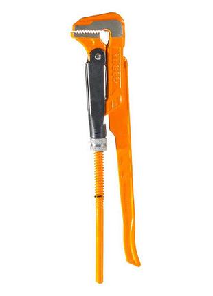 Трубний ключ 90° ingco 1quot; (мах 40 мм) з вуглецевої сталі для демонтажу міцних зapos;єднань gl-55